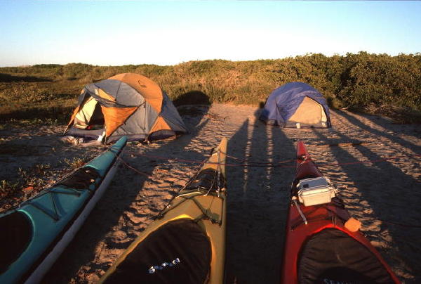 kayaks in Baja