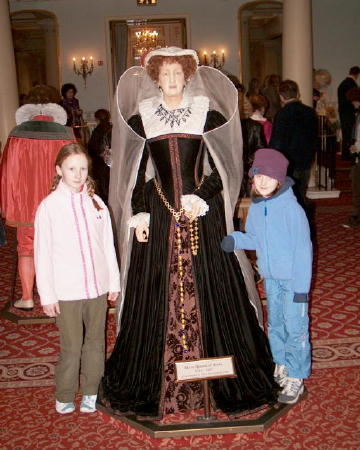 With Queen Elizabeth I