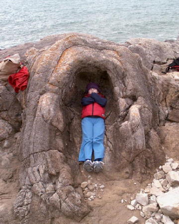 Claire finds a sarcophagus